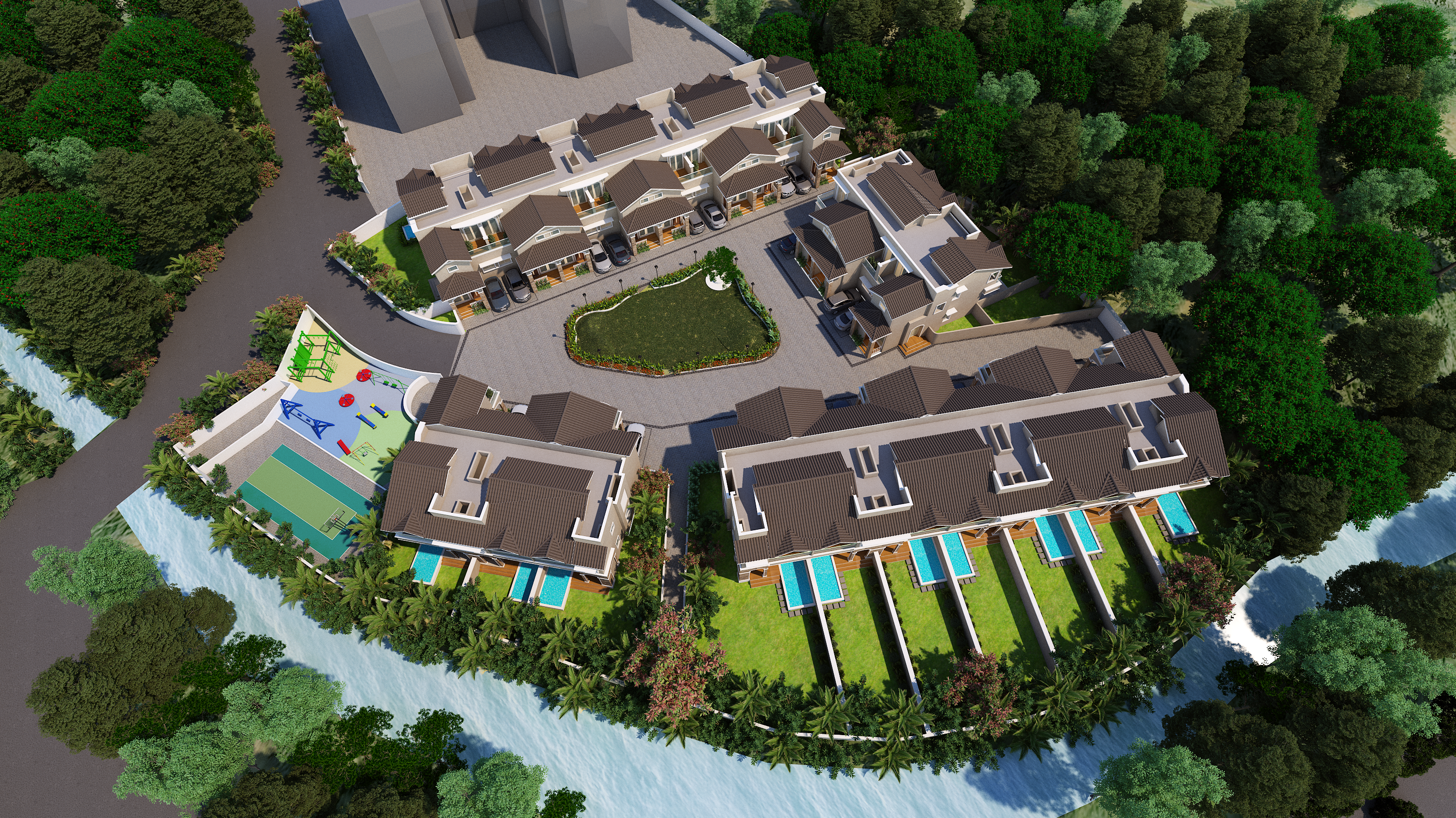Master Layout — 21 Enclave, Karjat
